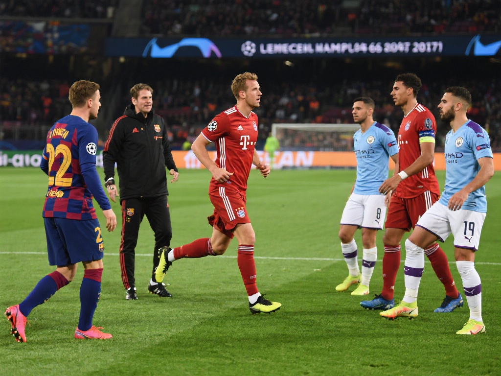 欧冠巅峰对决：热刺与曼城的激烈淘汰赛较量